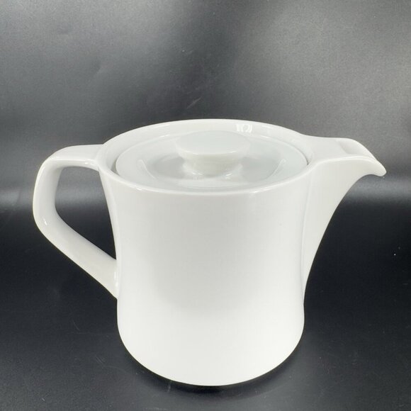 Seltmann Weiden Bavaria W Germany Praktica White Porcelain Carafe Pitcher Teapot - Picture 9 of 13
